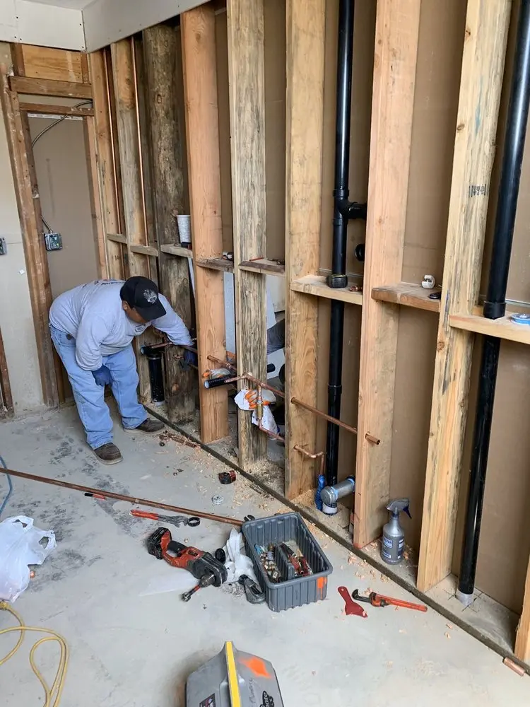 Commercial rough-in plumbing for Water Heater Replacement in Birmingham